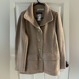LL Bean Boiled Wool Jacket - Size Small